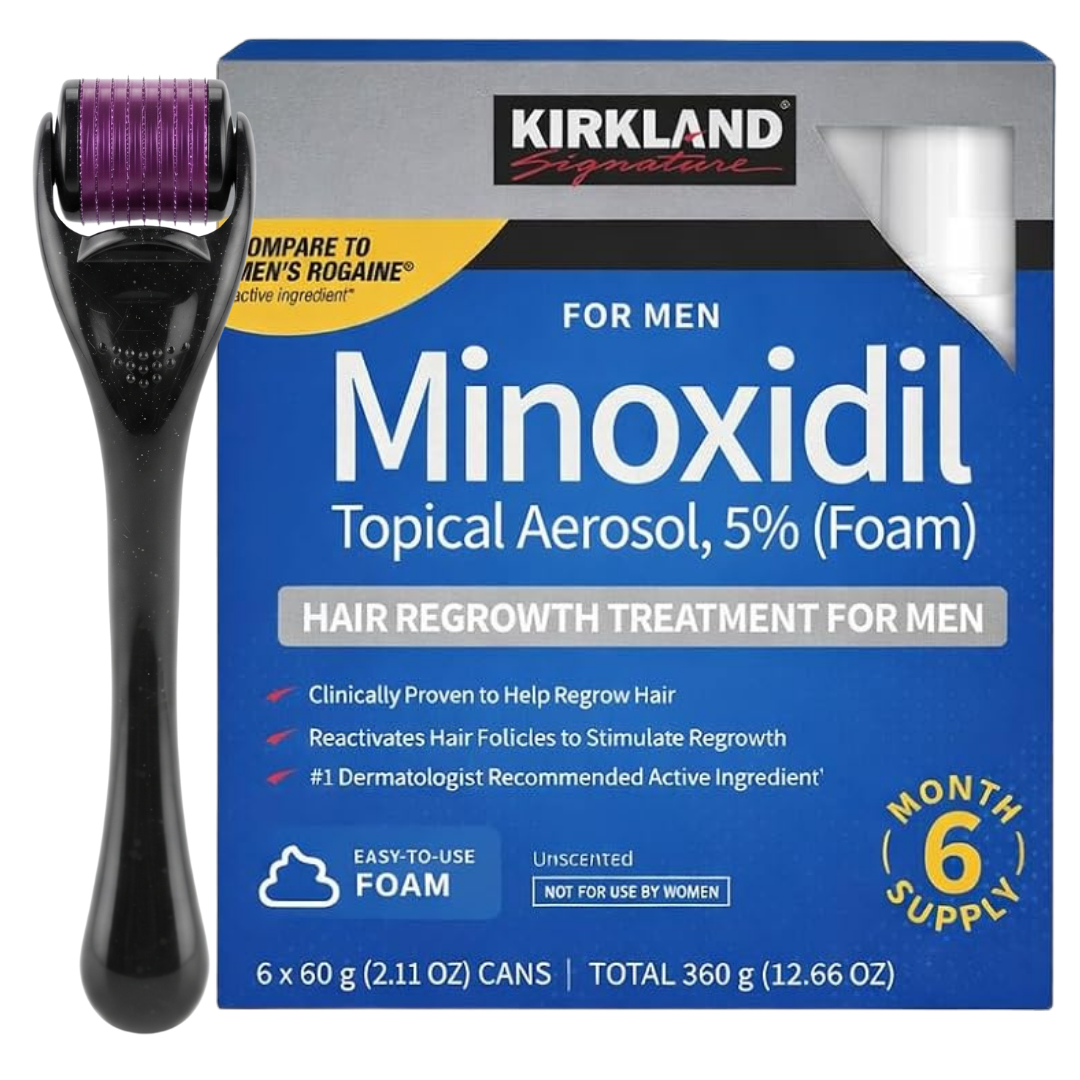 Kit Barbón PLUS (Espuma + Dermaroller) | 1 a 6 meses