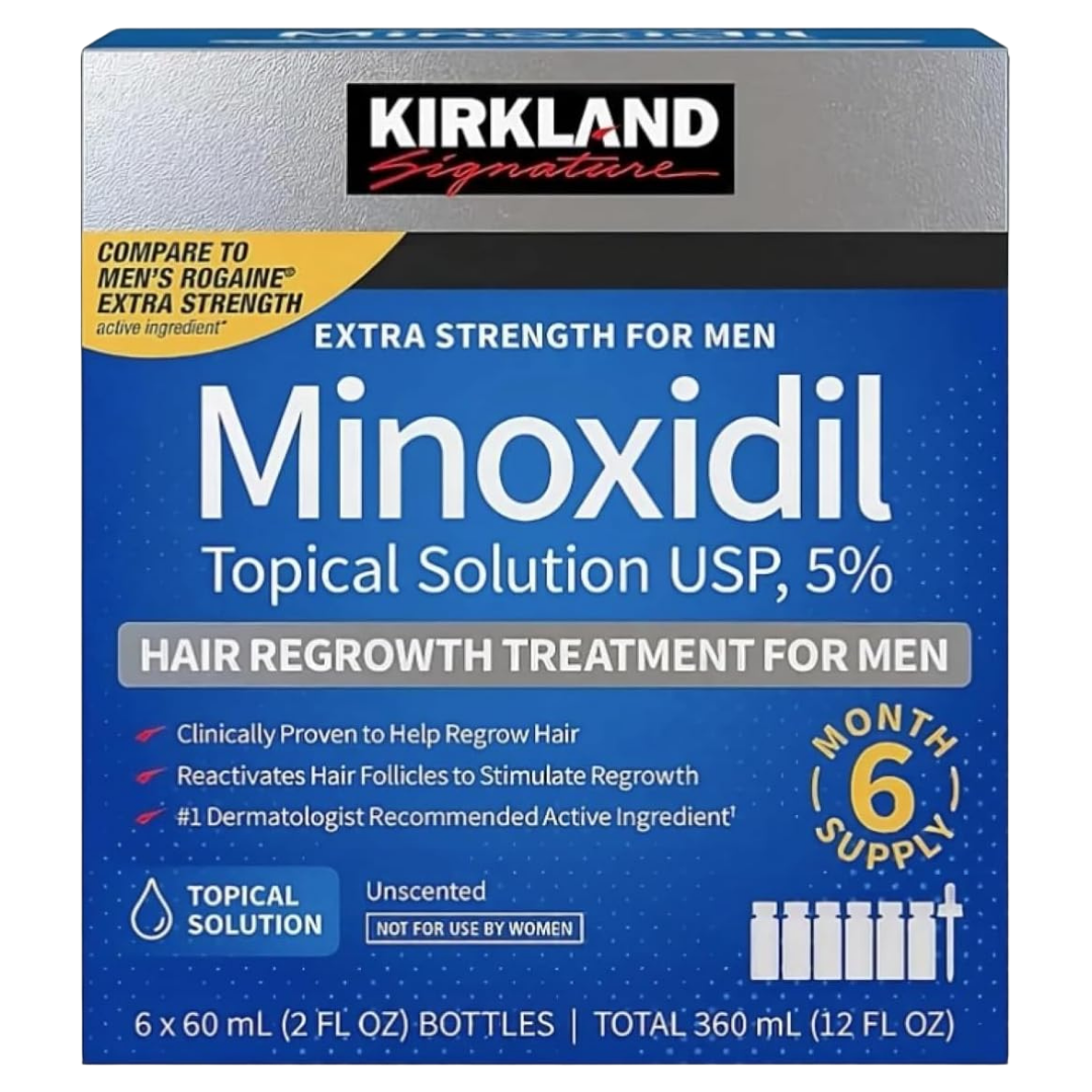 Minoxidil Líquido | 1 a 6 meses