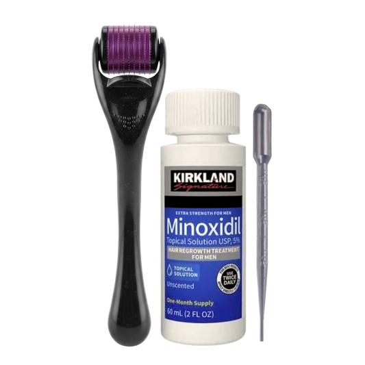 Kit (Minoxidil Líquido + Dermaroller) │ 1 a 6 meses