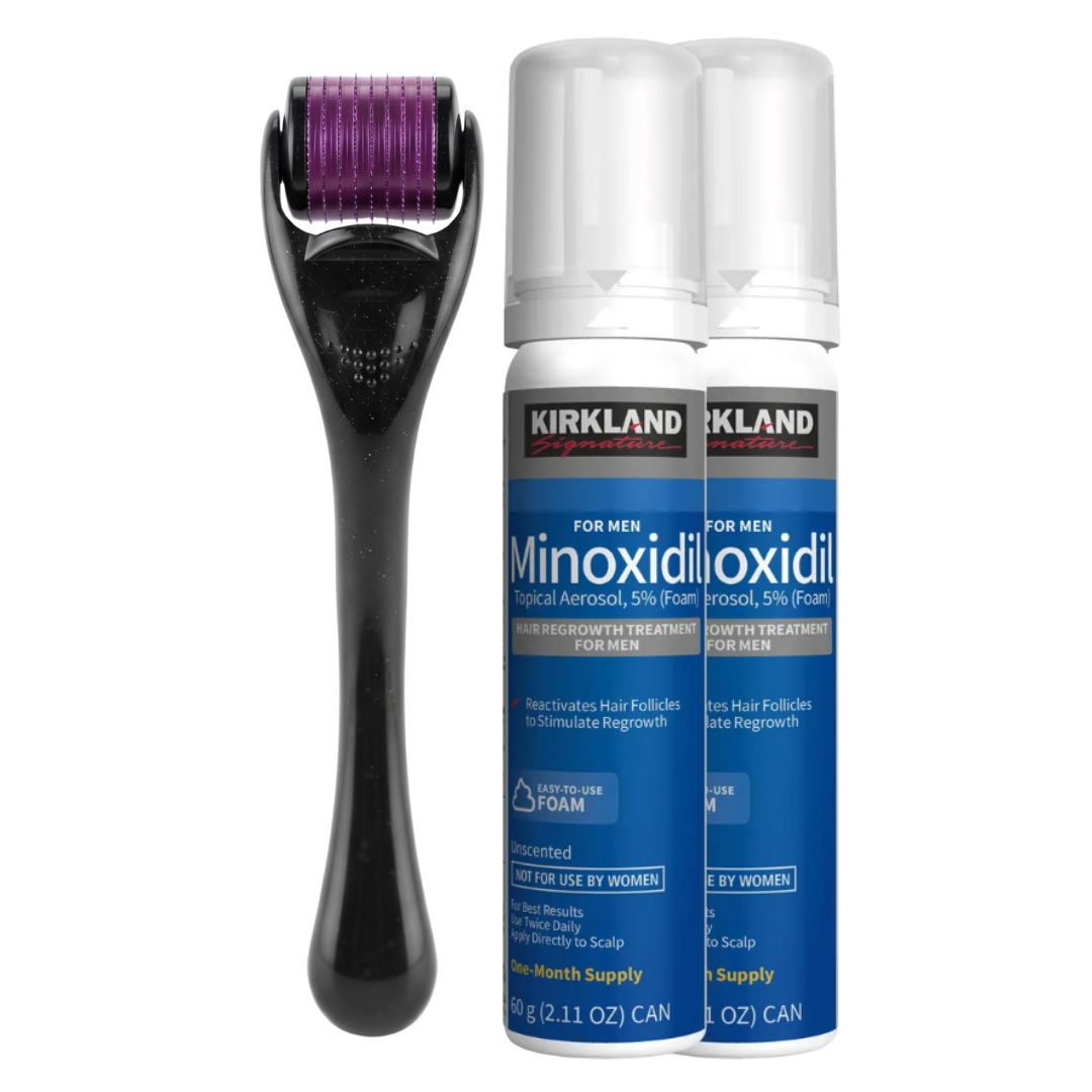 Kit Barbón PLUS (Espuma + Dermaroller) | 1 a 6 meses